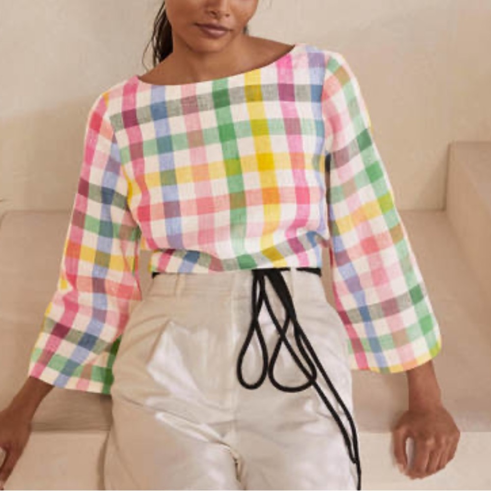 Boden Laurie linen top